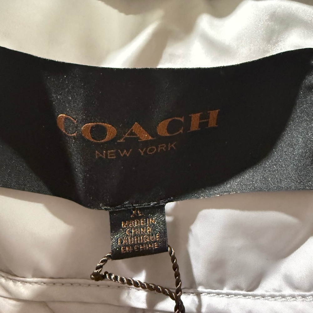 Coach Quilted Puffer Jacket in Light Gray - Picture 4 of 10